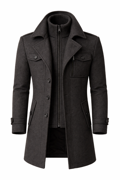Victor™ Italian Style Winter Overcoat for Men