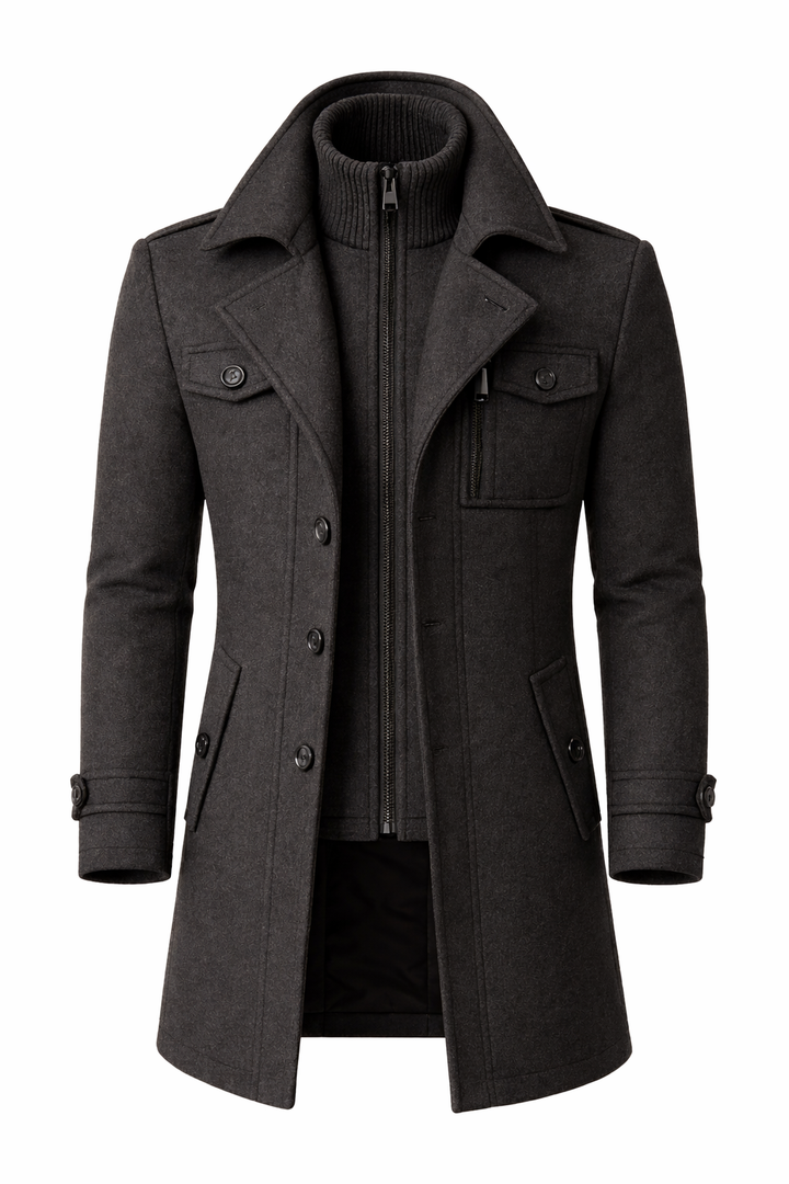 Victor™ Italian Style Winter Overcoat for Men
