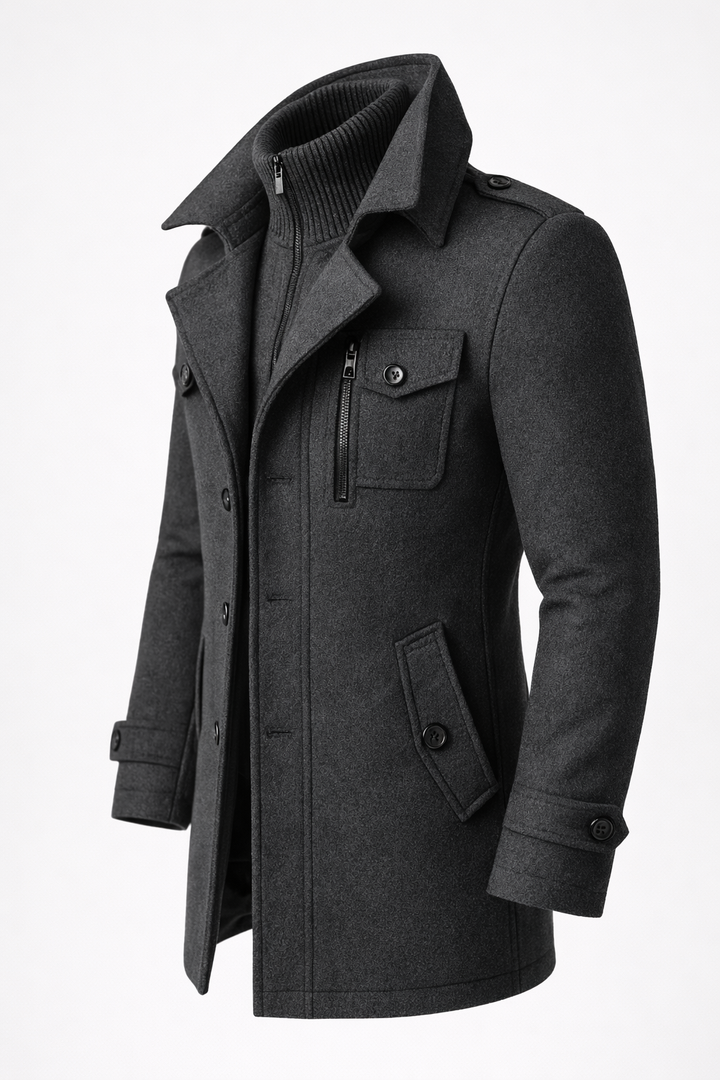 Victor™ Italian Style Winter Overcoat for Men