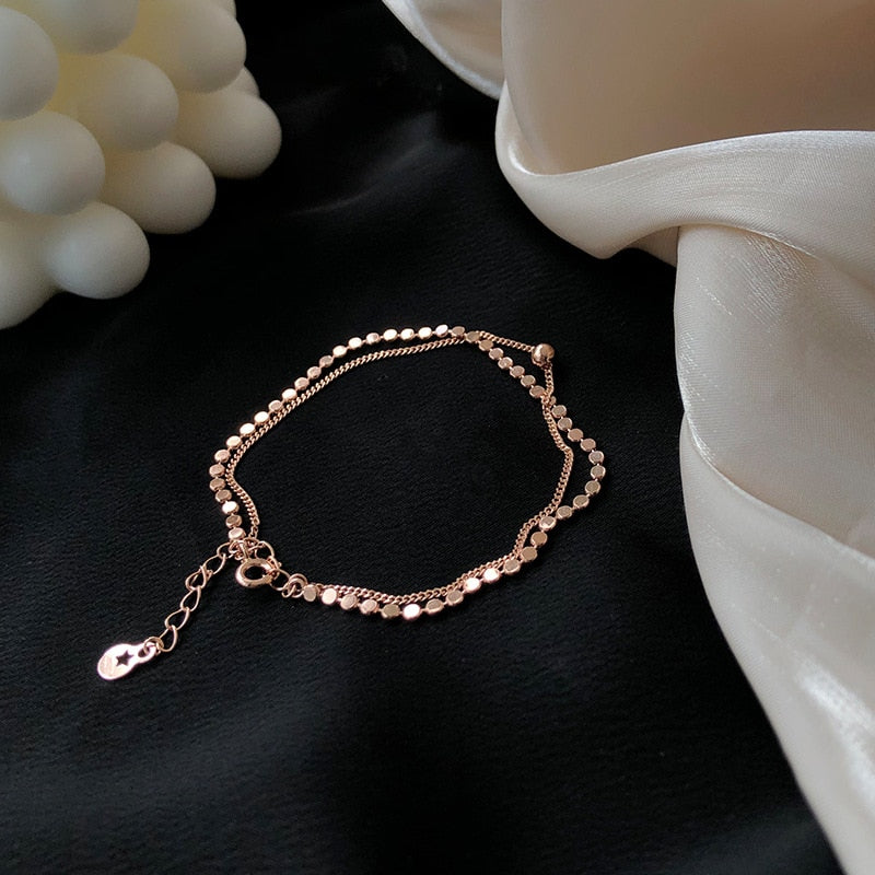 Siennae™ Double Layered Bracelet with Elegant Design and Delicate Fit