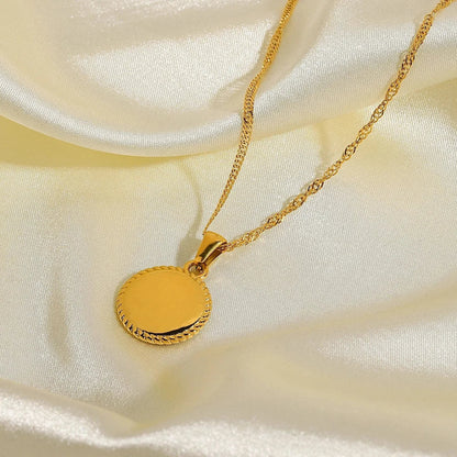 Monica | Guardian Angel Medal Necklace