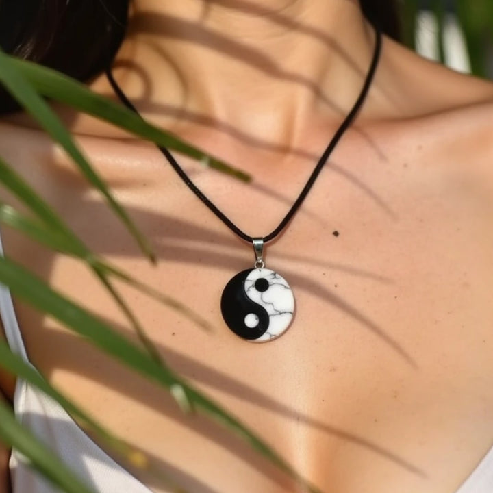 Lumay™ Yin-Yang Dual Natural Stone Pendant