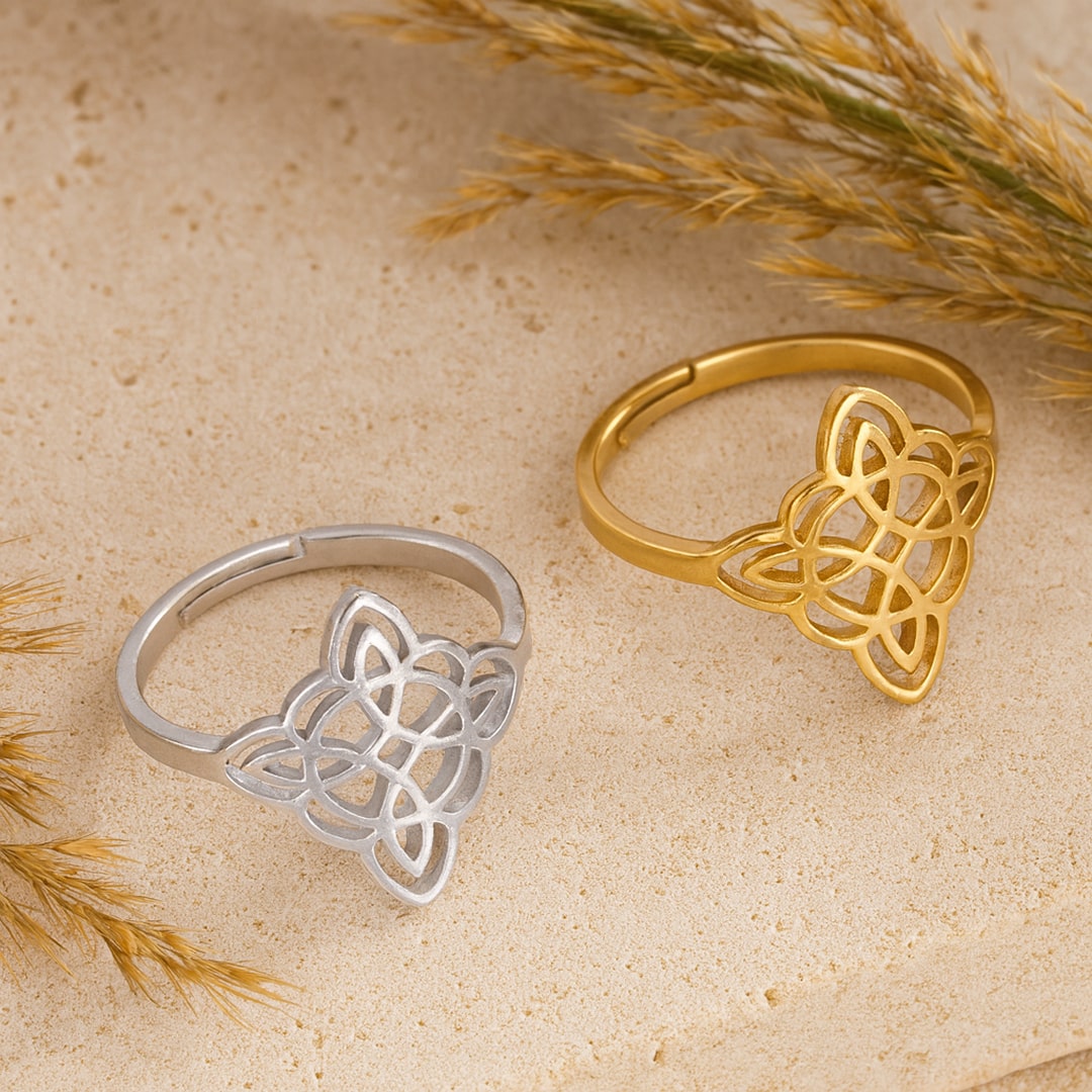 Mavrelle™ Mystic Protective Knot Ring with Elegant Design
