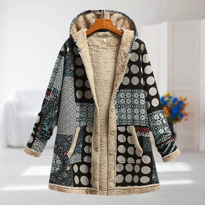 Norielle™ Warm Floral Print Coat for Women