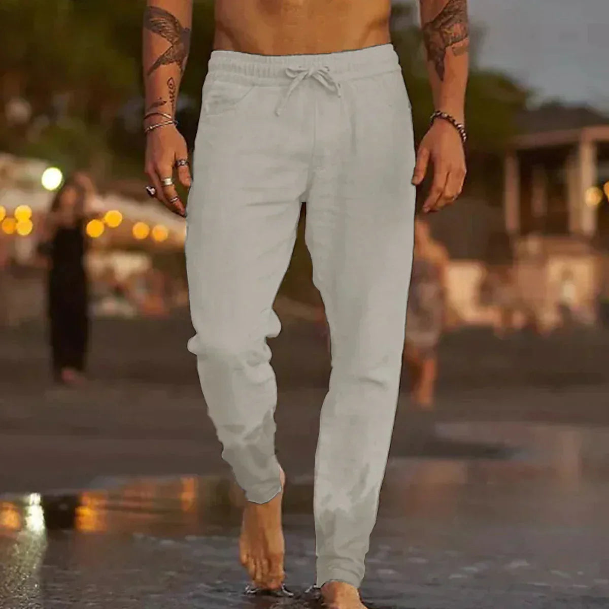 Sorevani | Lightweight and Breathable Beach Linen Pants
