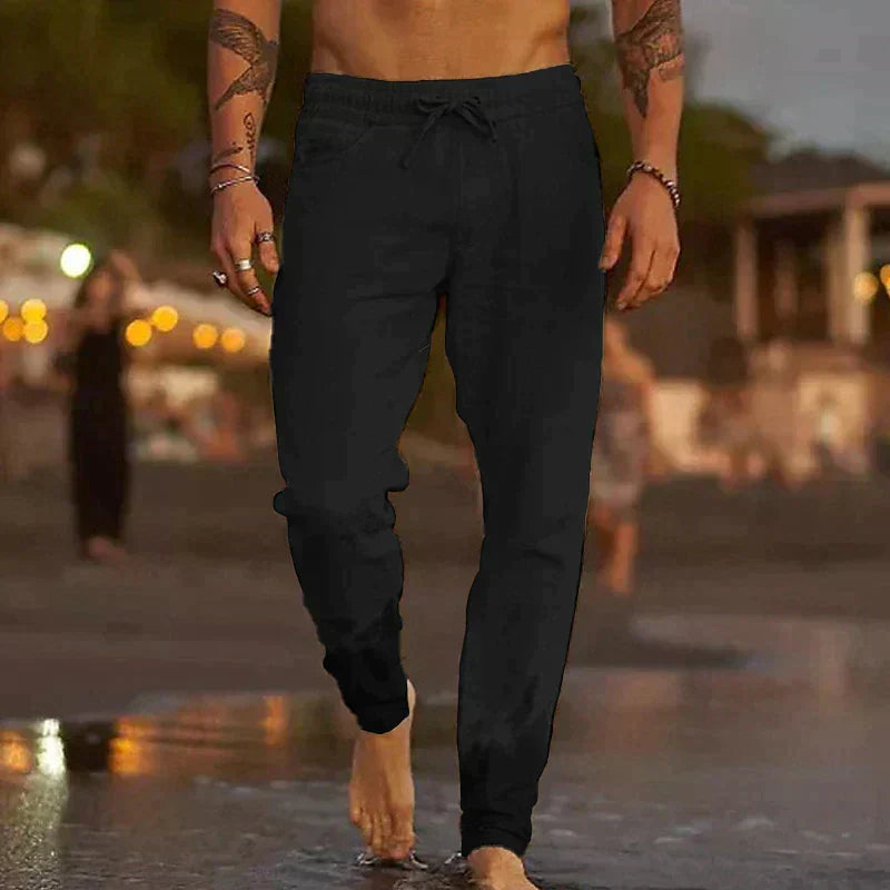Sorevani | Lightweight and Breathable Beach Linen Pants