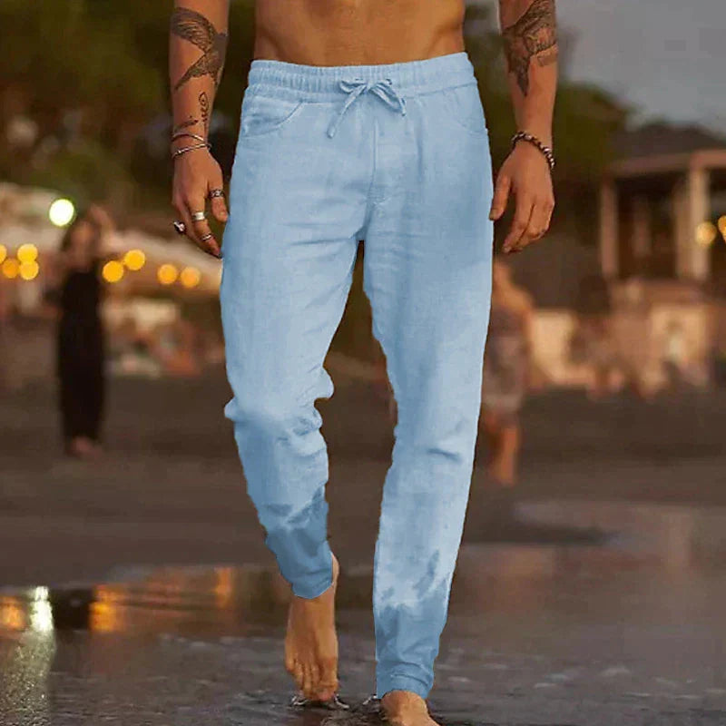 Sorevani | Lightweight and Breathable Beach Linen Pants