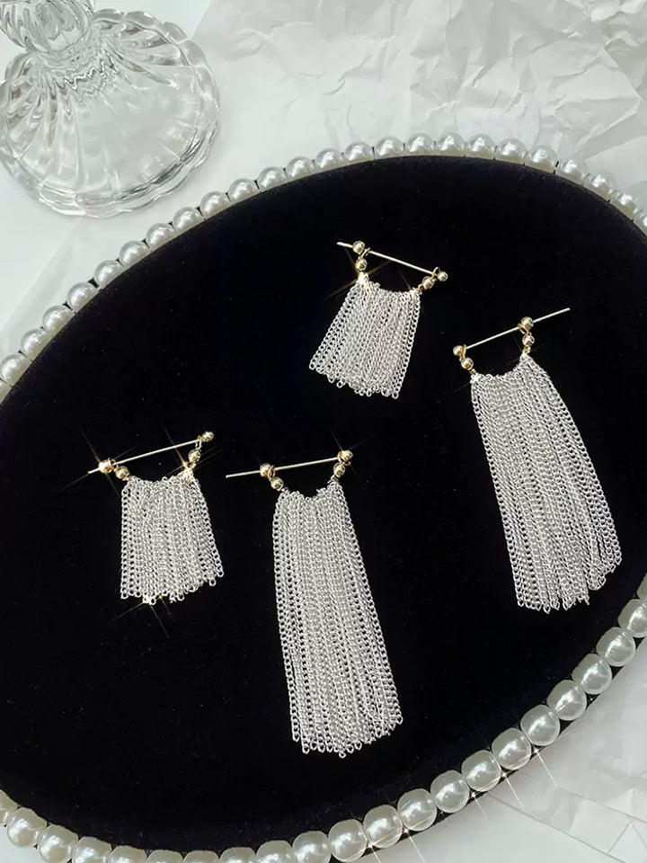 Ursa™ Earrings, Necklace, Bracelet with Cascading Tassels