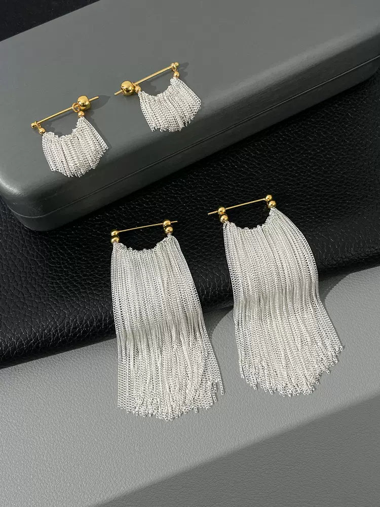 Ursa™ Earrings, Necklace, Bracelet with Cascading Tassels