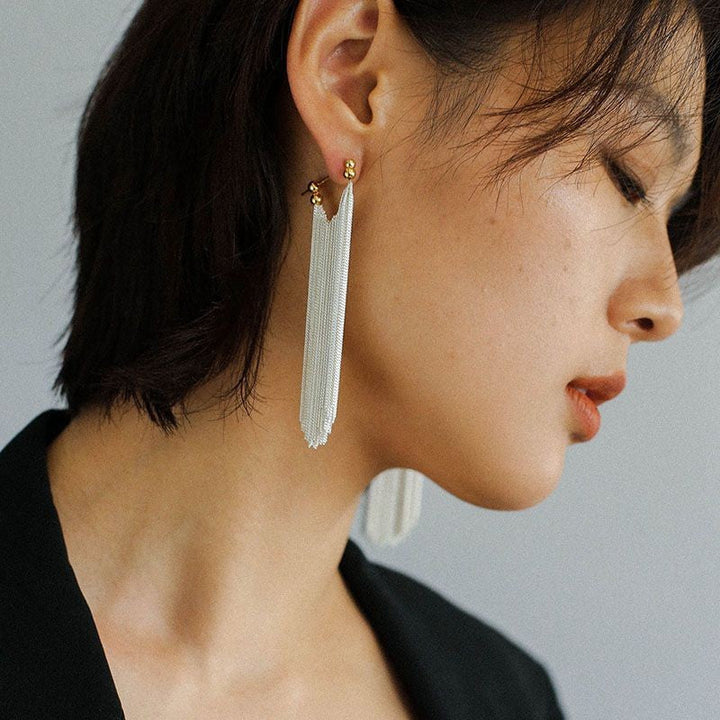 Ursa™ Earrings, Necklace, Bracelet with Cascading Tassels