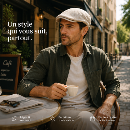 Kenton | Lightweight Summer Beret for Men