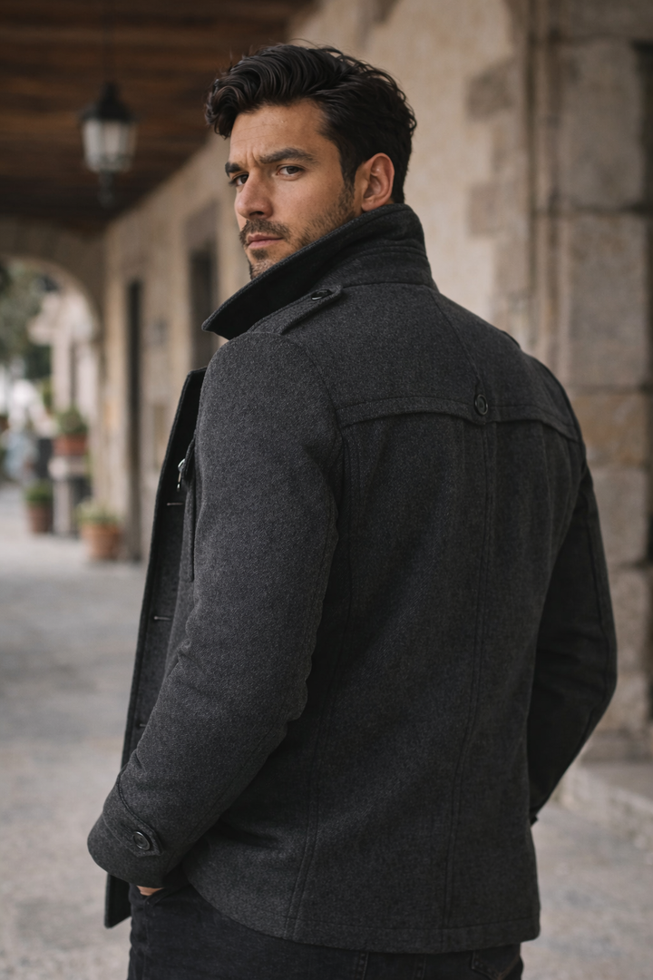 Victor™ Italian Style Winter Overcoat for Men