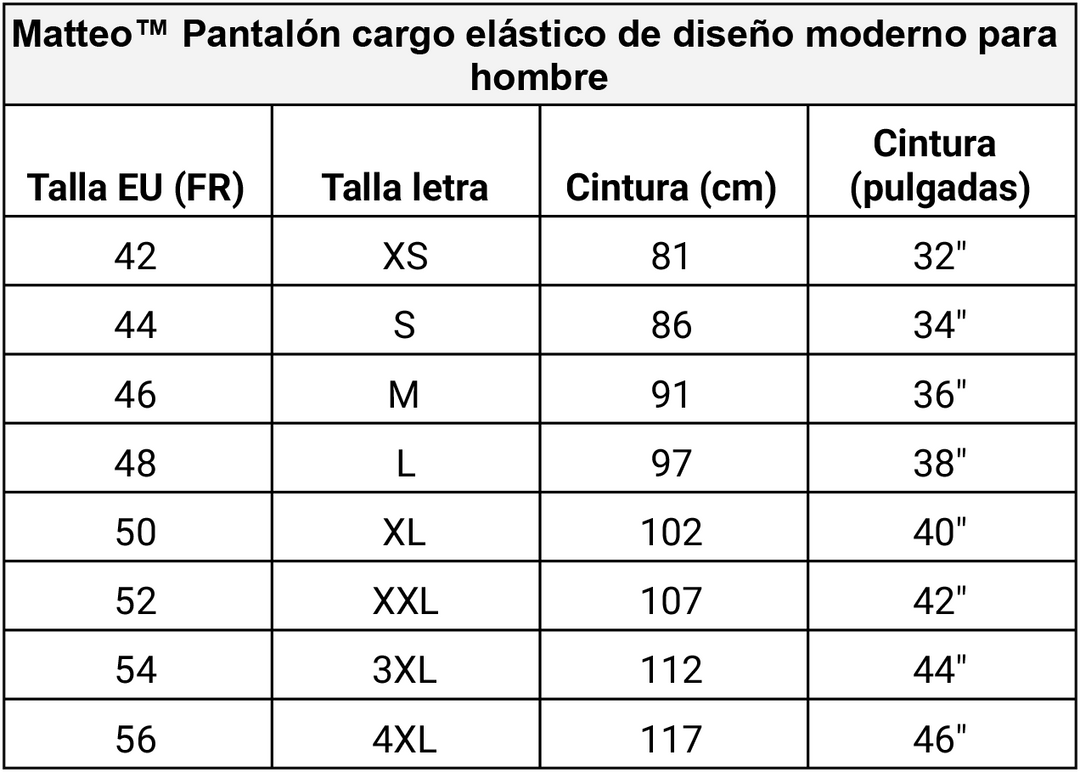 Matteo™ Modern Design Stretch Cargo Pants for Men