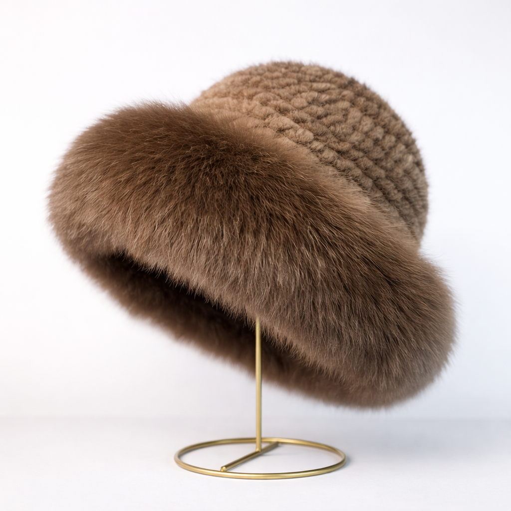 Nerisse™ Soft Mink Hat Classic Silhouette