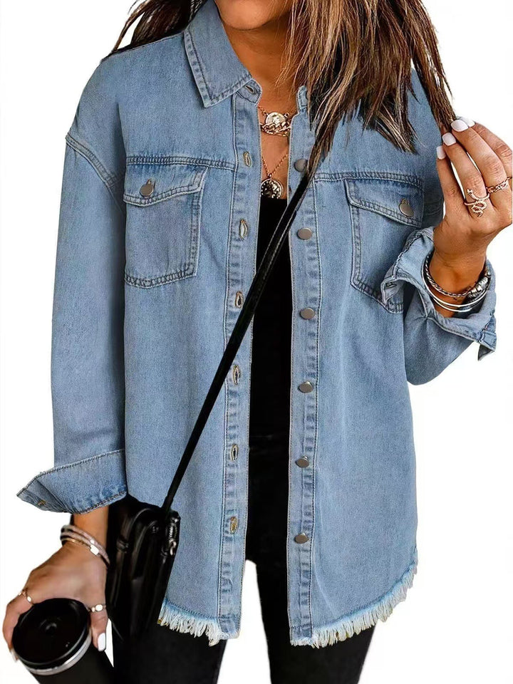 Sorellea™ Classic Denim Jacket for Women - Daily Wear