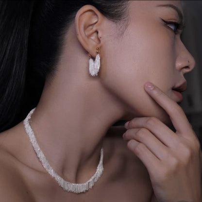 Ursa™ Earrings, Necklace, Bracelet with Cascading Tassels