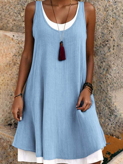 Gabrielle | Two-Piece Effect Dress with Layered Design and Elegant Style