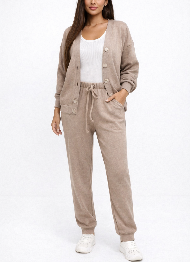 Oristine™ Giulia Cardigan and Pants Knit Set