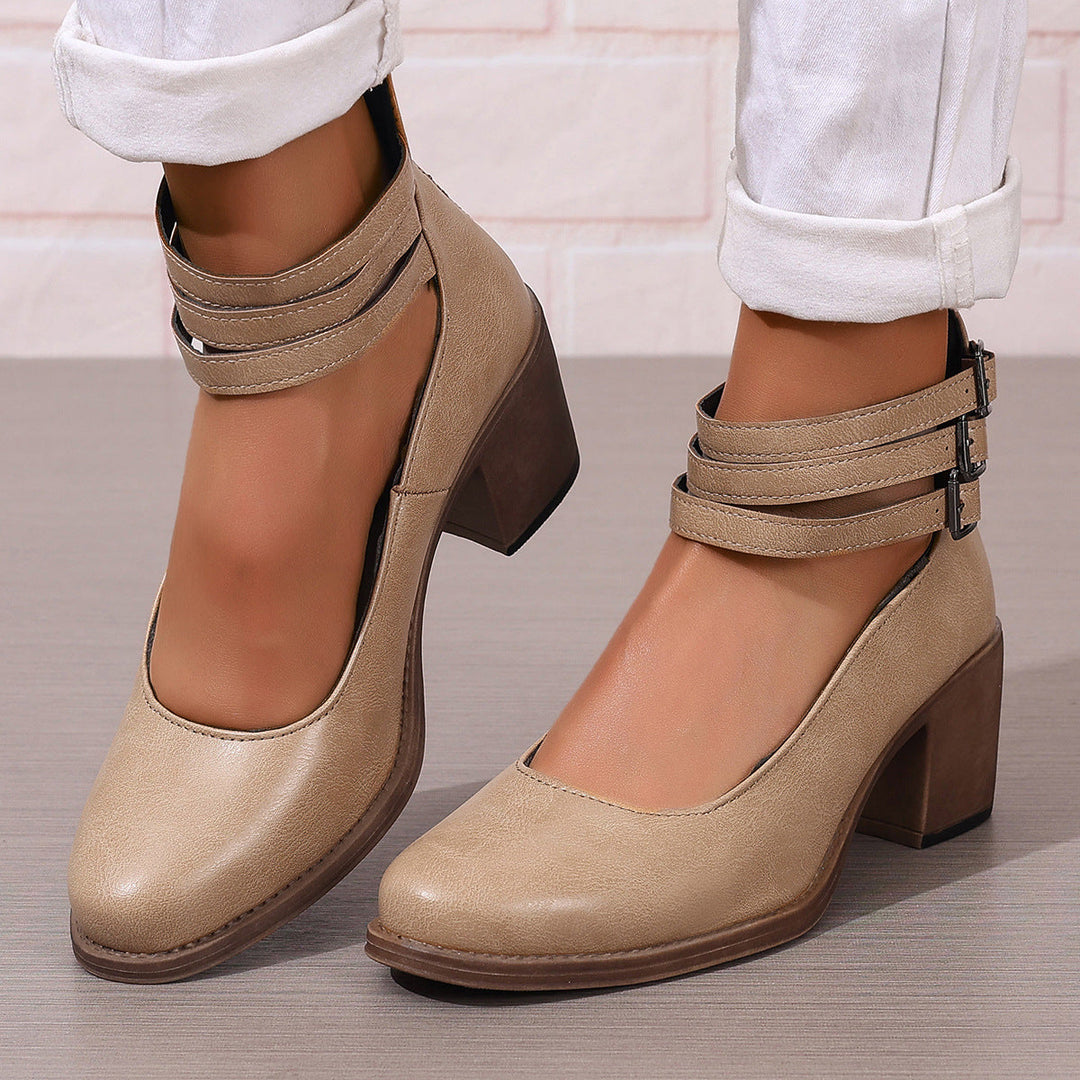 Vilorine™ Modern Heeled Sandals with Comfortable Fit
