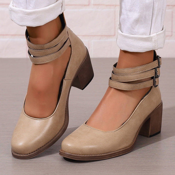 Vilorine™ Modern Heeled Sandals with Comfortable Fit