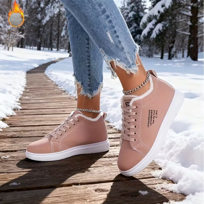 Josephine | Quilted Ankle Boots with Floral Print and Warm Lining