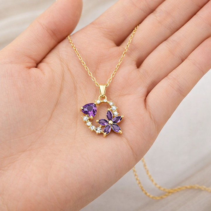 Halia™ Heart in Bloom Necklace