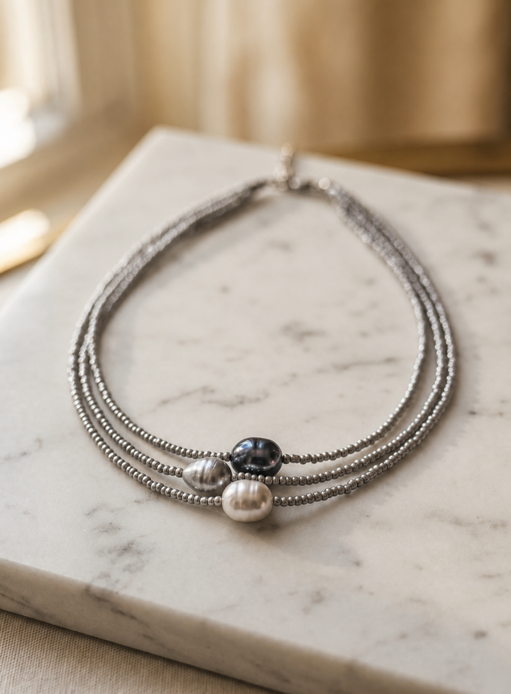 Quinira™ Harmony Pearl Necklace Set