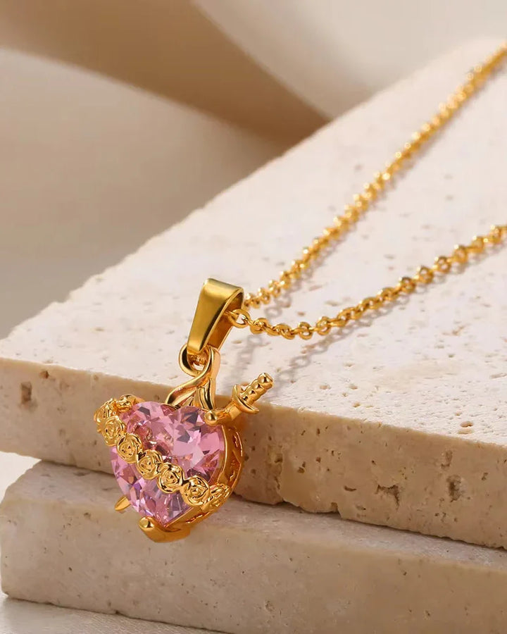 Pippa™ Immaculate Heart of Mary Necklace (Gold Plated)