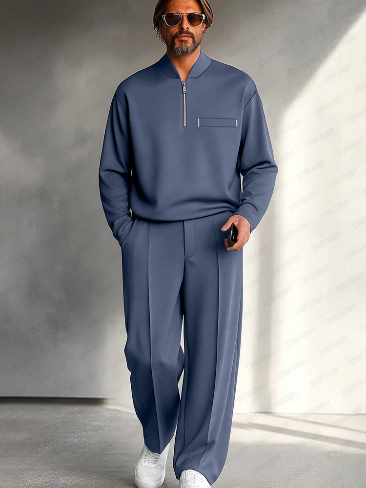 Orsavio™ Minimalist Two-Piece Casual Set for Men