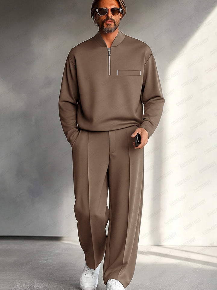 Orsavio™ Minimalist Two-Piece Casual Set for Men