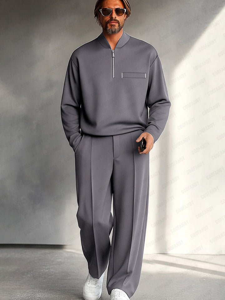 Orsavio™ Minimalist Two-Piece Casual Set for Men