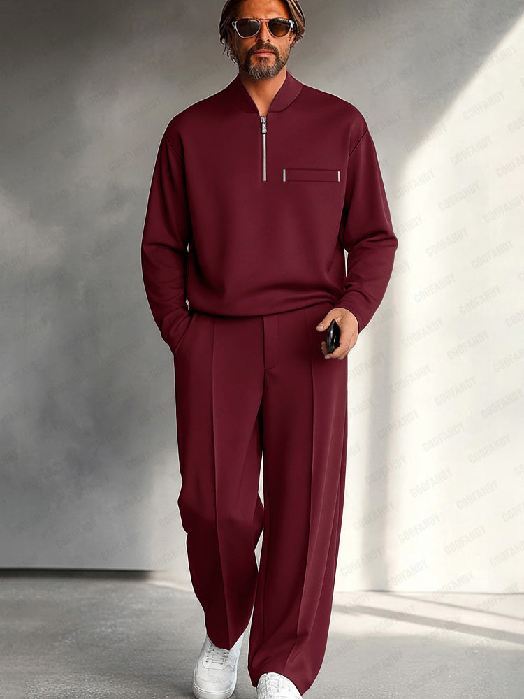 Orsavio™ Minimalist Two-Piece Casual Set for Men