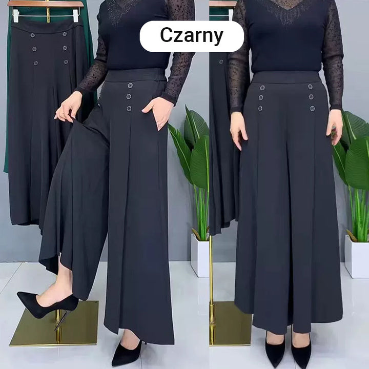 Nell™ Elegant Pleated Wide-Leg Pants