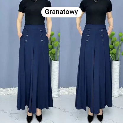 Ansira™ Elegant Pleated Wide-Leg Pants