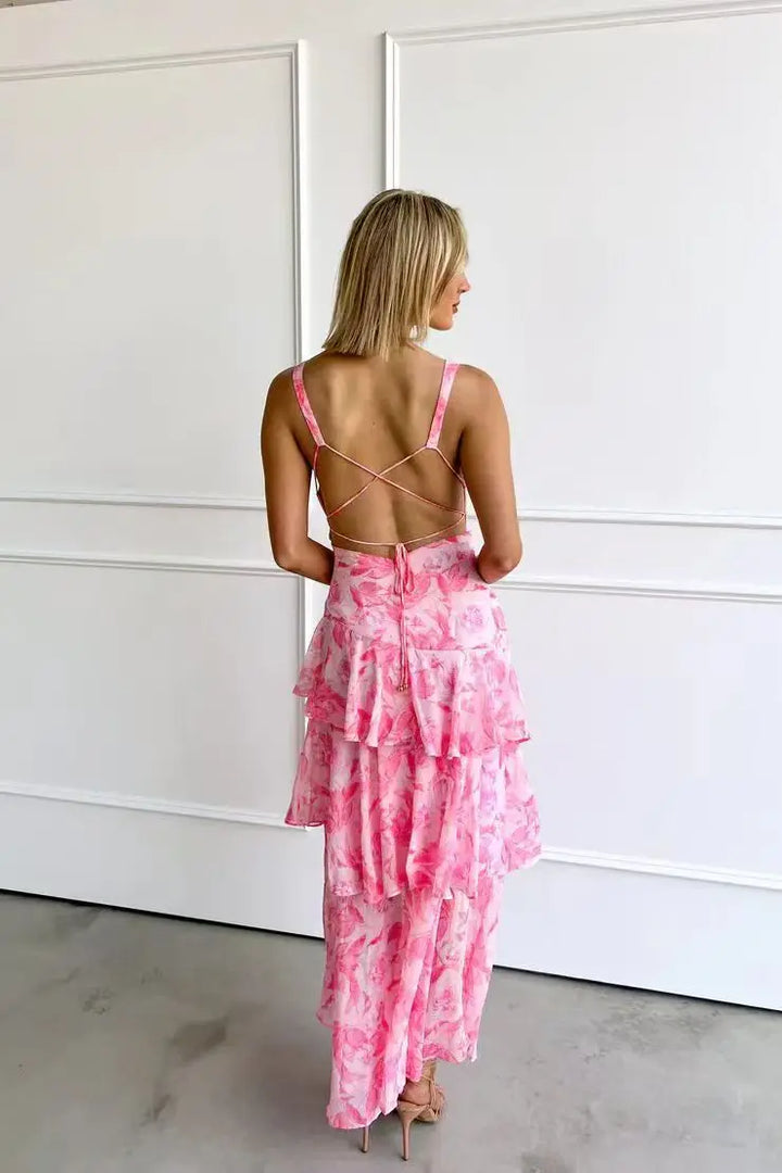 Haven™ Elegant Floral Midi Dress