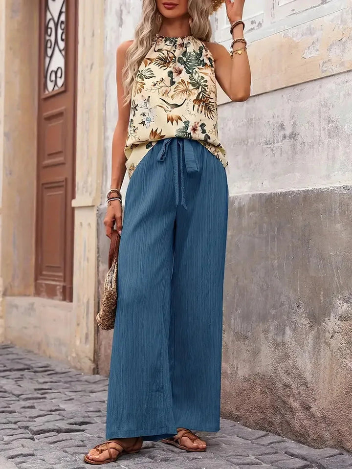 Roselyn™ Elegant Two-Piece Sleeveless Set