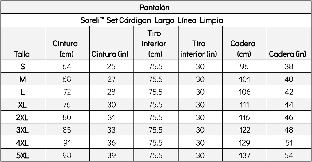 Soreli™ Long Cardigan Clean Line Set