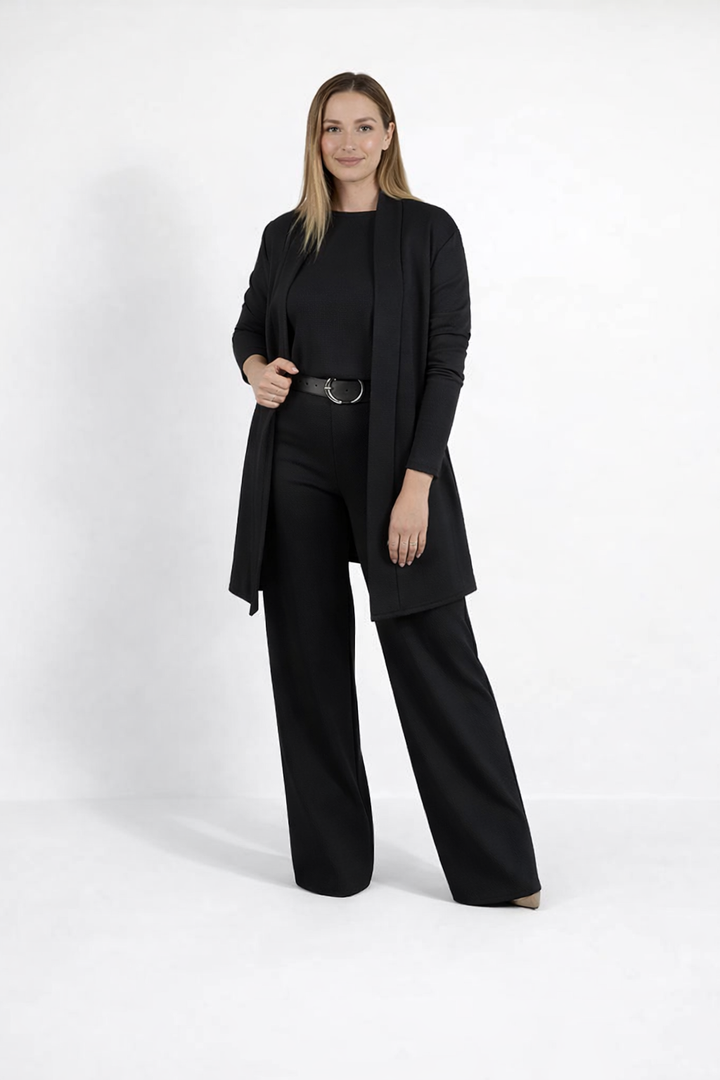 Soreli™ Long Cardigan Clean Line Set
