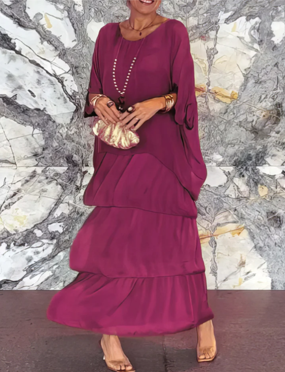 Quivira™ Elegant Maxi Dress for Women with Light Fall