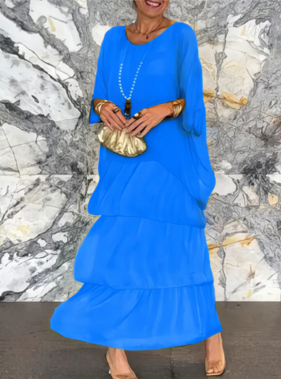 Quivira™ Elegant Maxi Dress for Women with Light Fall