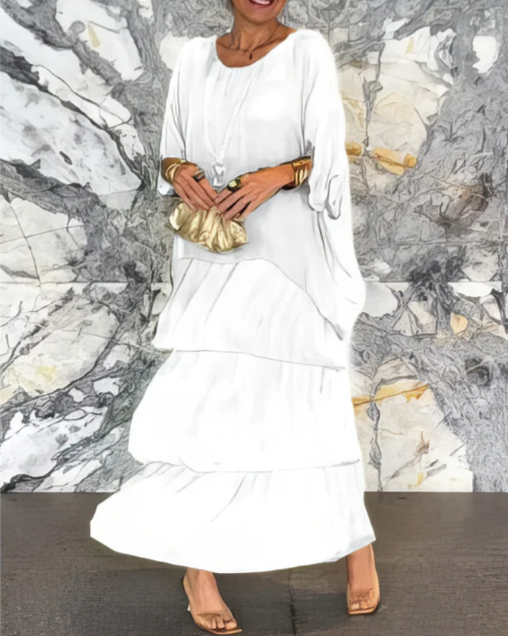 Quivira™ Elegant Maxi Dress for Women with Light Fall