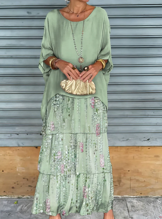 Quivira™ Elegant Maxi Dress for Women with Light Fall