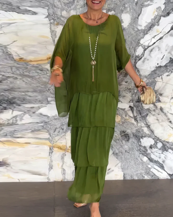 Quivira™ Elegant Maxi Dress for Women with Light Fall