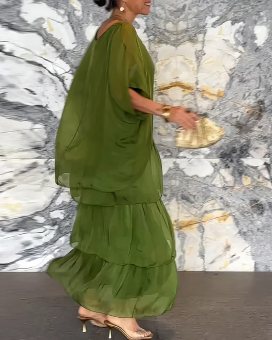 Quivira™ Elegant Maxi Dress for Women with Light Fall