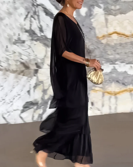 Quivira™ Elegant Maxi Dress for Women with Light Fall