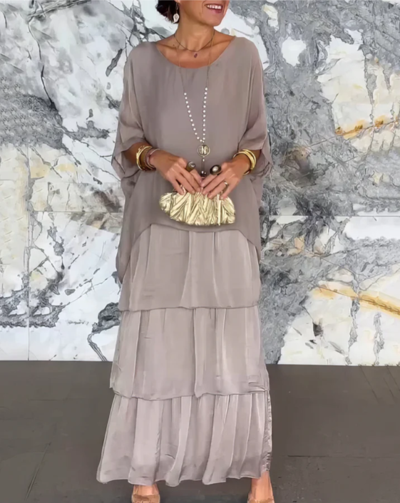 Quivira™ Elegant Maxi Dress for Women with Light Fall
