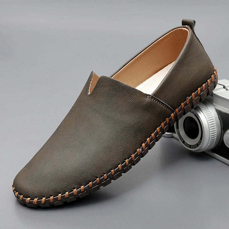 Tessaro™ Premium Leather Moccasins with Classic Style