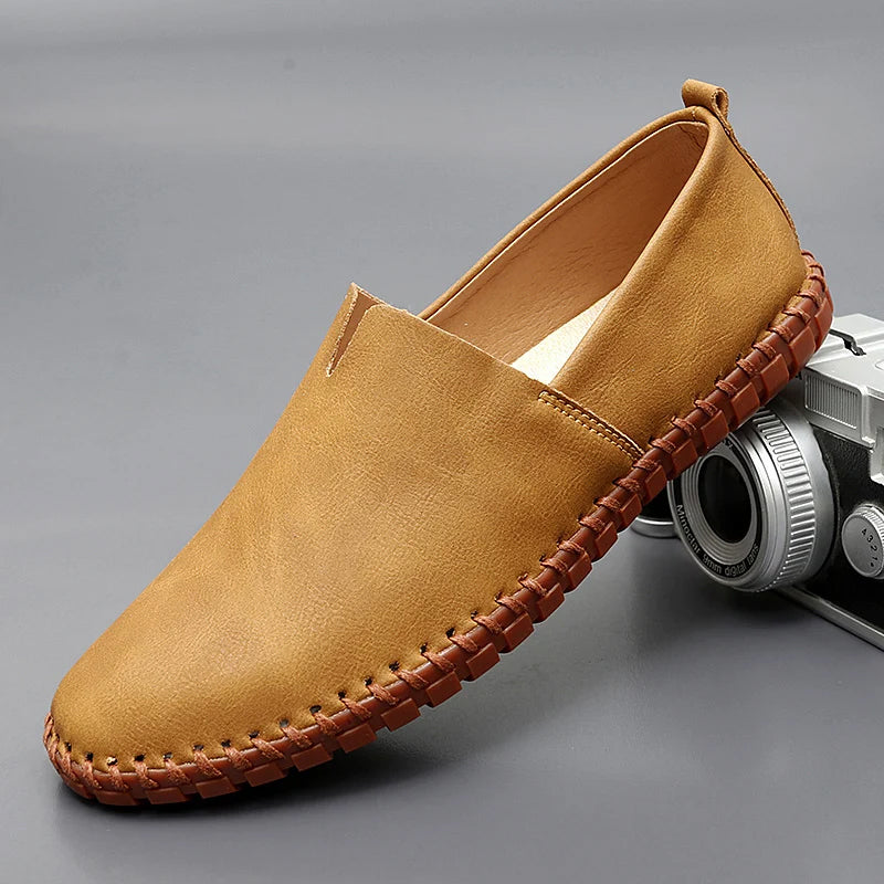 Tessaro™ Premium Leather Moccasins with Classic Style