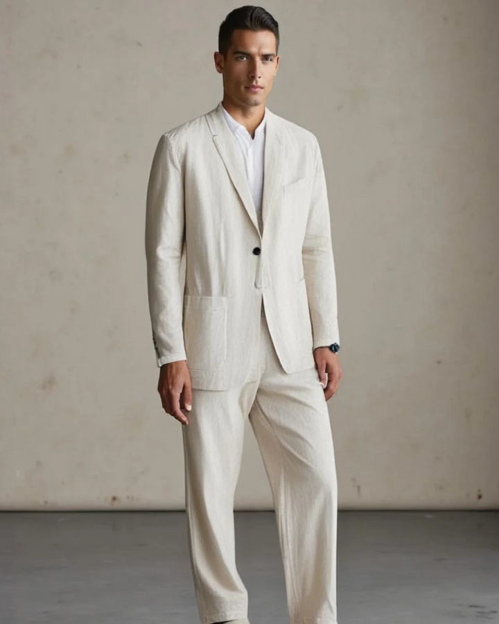 Montiero™ Comfortable and Breathable Linen Set for Men