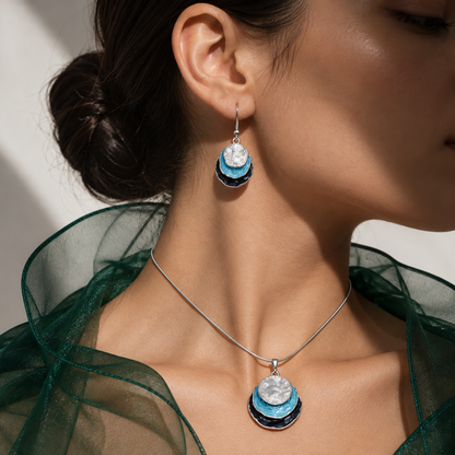 Vedae | Elegant Flower Earrings with Gold Finish and Pearl